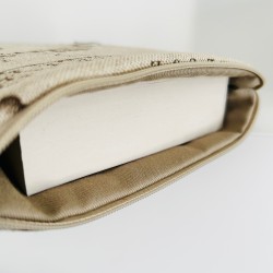 Pochette à livre avec zip - Carte ancienne