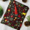 Pochette à livre de Noël zippée