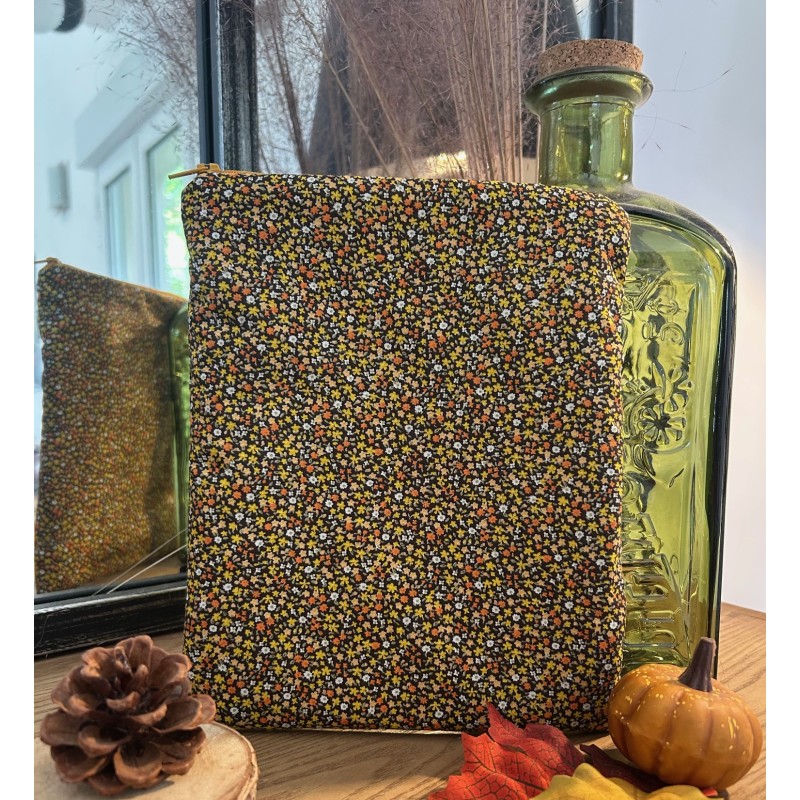 Pochette à livre Fleurs automnales
