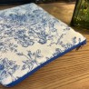 Pochette à livre avec zip - Inspiration Jouy
