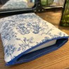 Pochette à livre avec zip - Inspiration Jouy