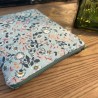 Pochette à liseuse avec zip petites fleurs