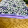Pochette livre zippée fleurs de romantiques violettes Pochette livre zippée fleurs de romantiques violettes
