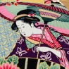 Pochette livre zippée Geisha